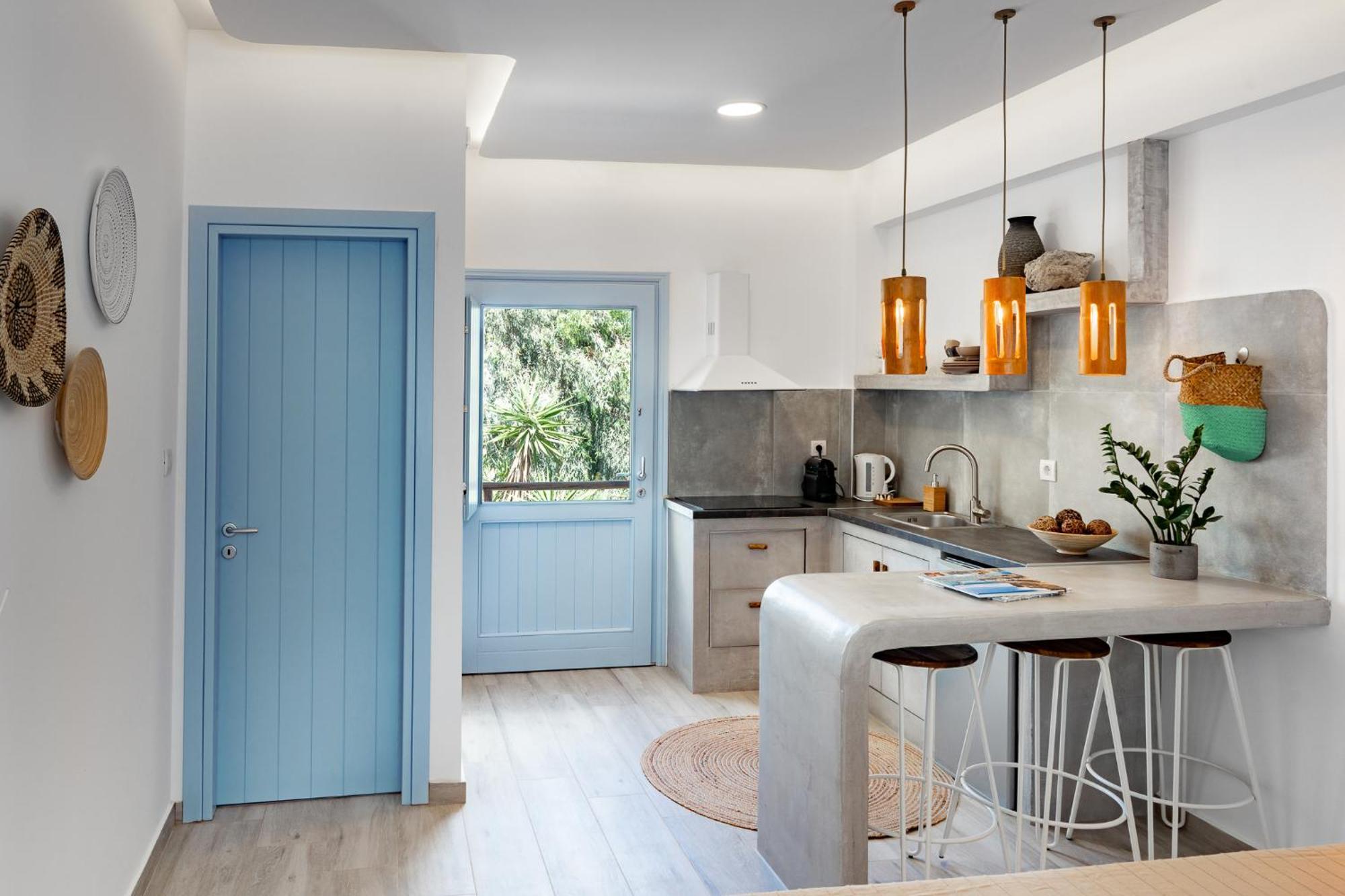 Ferienwohnung Light Blue Window Kamari Exterior foto