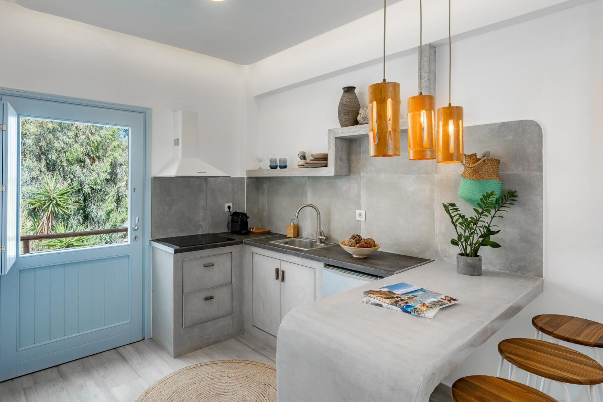 Ferienwohnung Light Blue Window Kamari Exterior foto
